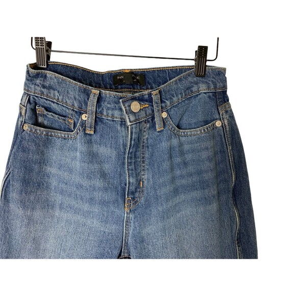 Banana Republic Curvy Straight Jeans Women's Size 26/2 Medium Wash Blue V307084 - Picture 13 of 14
